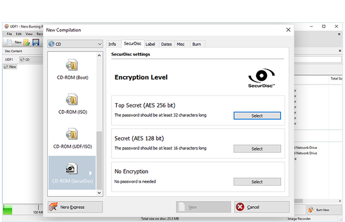 Schützen Sie, was Ihnen lieb ist: Mit der SecurDisc 4.0-Technologie sind Ihre Dateien in den besten Händen.